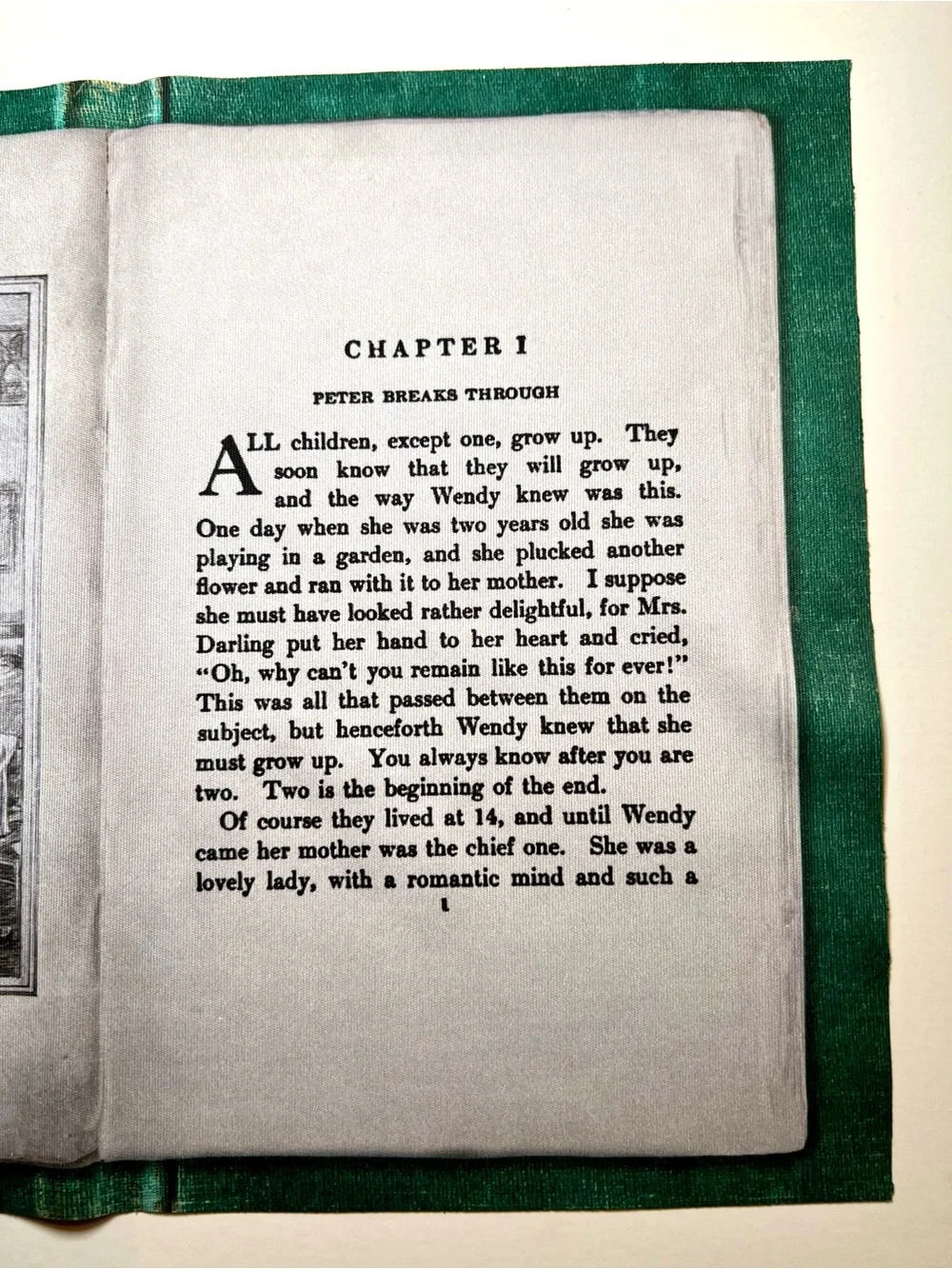 Peter and Wendy Book Shaped Microfiber Cleaning Cloth Eyeglasses Peter Pan